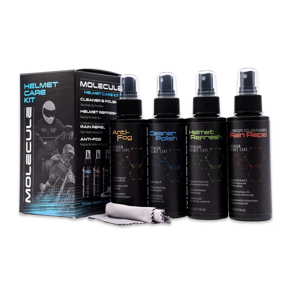 Molecule Helmet Care Kit 4 Bottles, 4oz Each