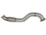 aFe Twisted Steel 3in Rear Down-Pipe/Mid Pipe 2017+ Honda Civic Type-R
