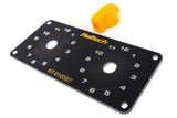 Haltech Dual Switch Panel Kit w/Yellow Knob and Two Rotary Dial Switches