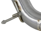aFe Twisted Steel 3in Rear Down-Pipe/Mid Pipe 2017+ Honda Civic Type-R