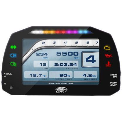 Link ECU MXS Strada 5" Dash Powered by AIM