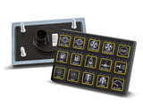 Haltech CAN Keypad for Nexus and Elite 15 Button (3x5)
