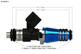 Injector Dynamics ID1700X Fuel Injectors Kit for B, H and D series (except D17)