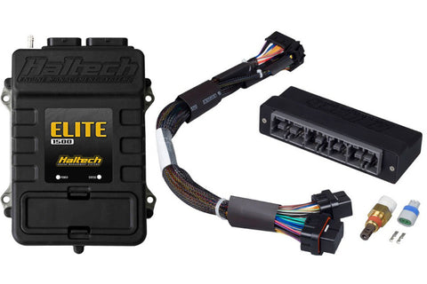 Haltech Elite 1500 ECU Kit with 96-02 Mazda RX7 FD3S (S7/8 4 Row ECU Plug) Plug-n-Play Adaptor Harness