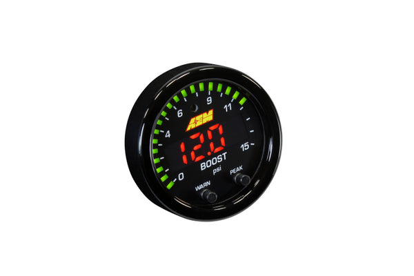 AEM Electronics X-Series Pressure 0-15psi Gauge Kit
