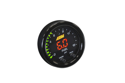 AEM Electronics X-Series Pressure 0-15psi Gauge Kit