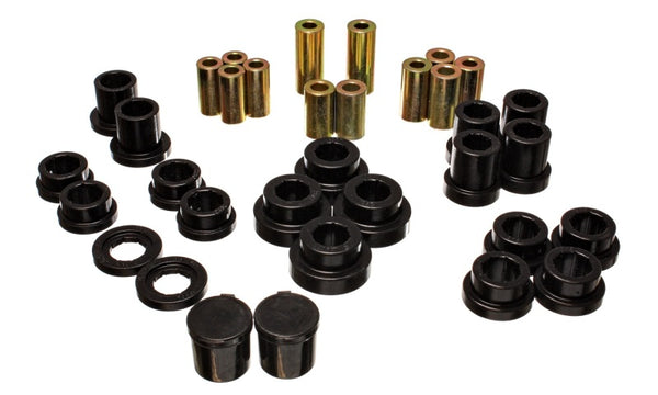 Energy Suspension Hyper-Flex Black Rear Control Arm Bushing Set - 2000-2009 Honda S2000 (16.3121G)