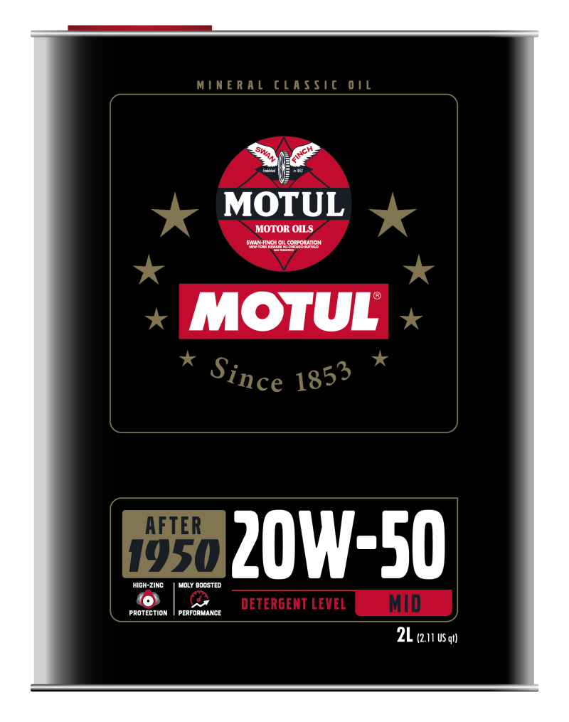 Motul Classic 20W50 Performance Oil 2 Liter