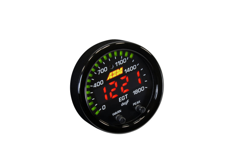 AEM Electronics X-Series EGT 0-1800F Gauge