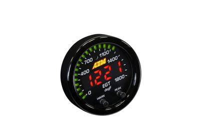 AEM Electronics X-Series EGT 0-1800F Gauge