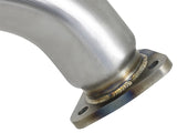 aFe Twisted Steel 3in Rear Down-Pipe/Mid Pipe 2017+ Honda Civic Type-R